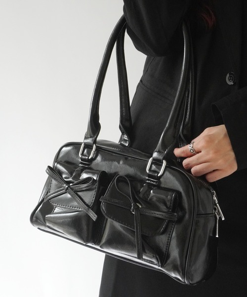 Jelly moo（ジェリームー） ハンドバッグ 「 」 ダブルポケット