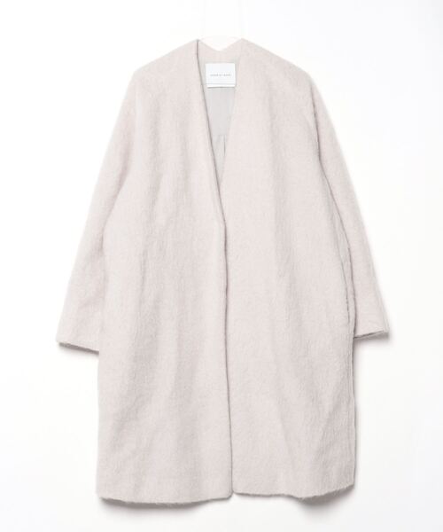 ADAM ET ROPE'（アダムエロペ） ノーカラーコート F ピンク レディース