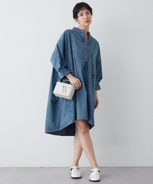 Whim Gazette（ウィム ガゼット） ブラウス シャツ DENIM刺繍