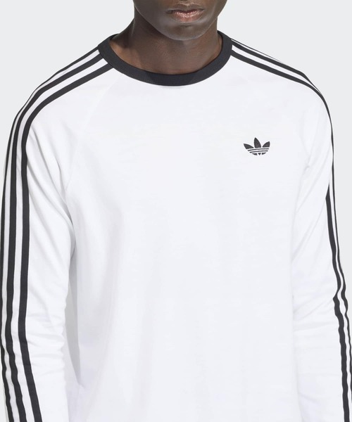 adidas（アディダス） tシャツ スリーストライプス ロングスリーブ T