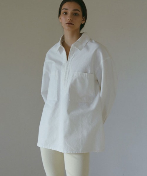 ETRE TOKYO（エトレトウキョウ） ブラウス シャツ オープンカラー