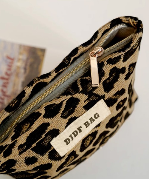 IRADOWL（アイラドール） ポーチ レオパード柄ミニポーチ レディース