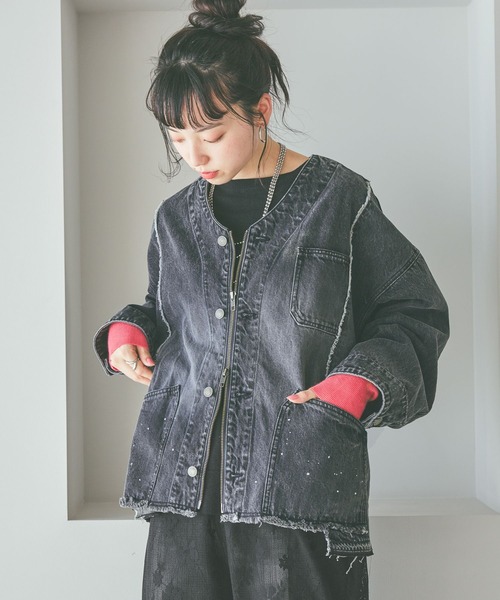 niko and…（ニコアンド） デニムジャケット gジャン 「NKJ 2026SS