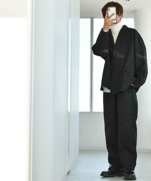 ジャケット テーラードジャケット ダブルテーラードビッグジャケット