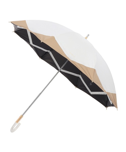 FURLA（フルラ） 傘 晴雨兼用日傘 バイカラーキルティングステッチ