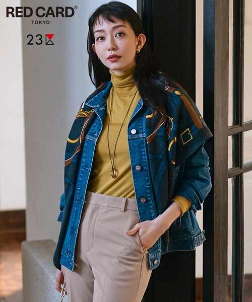 デニムジャケット gジャン 「再入荷/RED CARD TOKYO×23区」オーバー