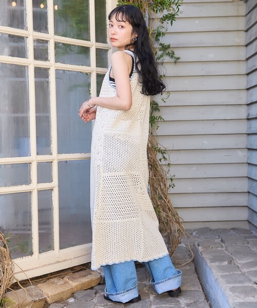 FREAK'S STORE（フリークスストア） ワンピース パッチワーククロシェ