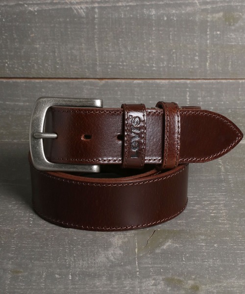 Levi's（リーバイス） ベルト 40mm 本革 ダブルループ ギャリソン