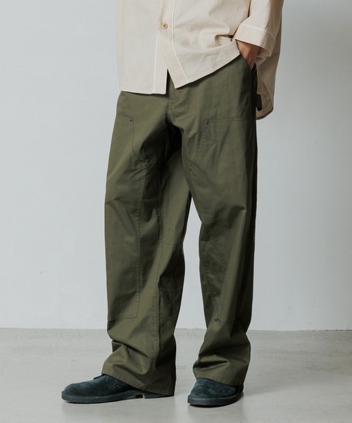 ADAM ET ROPE'（アダムエロペ） パンツ 「ZOZO限定」ヘリンボーン