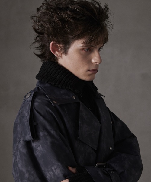 GRANCY 付け襟ネックウォーマー 2点セット ブラックホワイト GRANCY