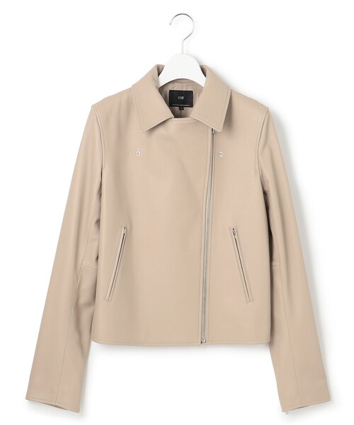 レザージャケット ライダース ラムレザー ジャケット レディース