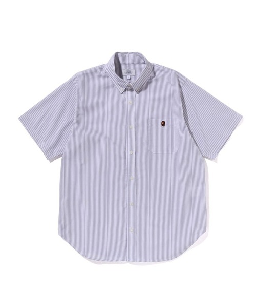 A BATHING APE（アベイシングエイプ） シャツ ONE POINT STRIPE BD