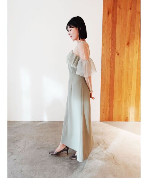 LAGUNAMOON（ラグナムーン） ドレス LADYアシンメトリーフリルドレス