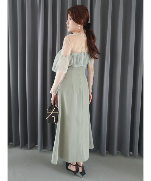 LAGUNAMOON（ラグナムーン） ドレス LADYアシンメトリーフリルドレス