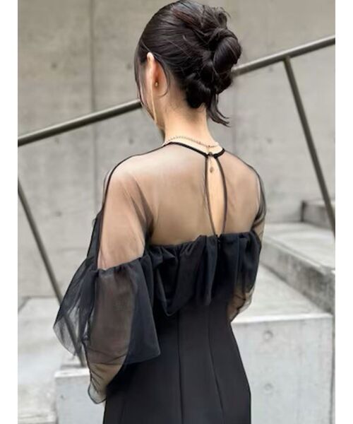 LAGUNAMOON（ラグナムーン） ドレス LADYアシンメトリーフリルドレス