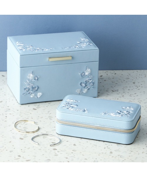 Francfranc（フランフラン） 収納 エンブロイダリーフラワー