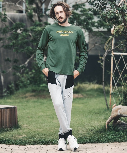 qwerty（クワーティ） tシャツ mlt3983-Saint QXXXXX LS TEE Tシャツ