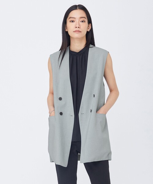 ICB（アイシービー） ベスト ジレ 「洗える」 ハイツイストドライ