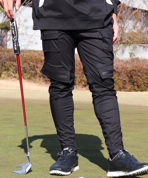 カーゴパンツ (RM)「LUXE/R GOLF」8ポケット ストレッチ クロス メンズ