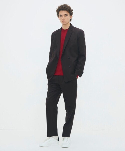 CABaN（キャバン） パンツ ウールギャバジン 1タックテーパードパンツ