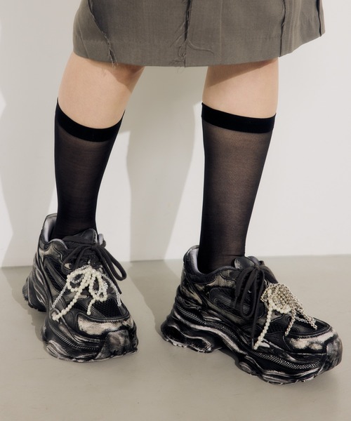 SLY（スライ） スニーカー AGING CREATIVE SOLE SNEAKER エイジング