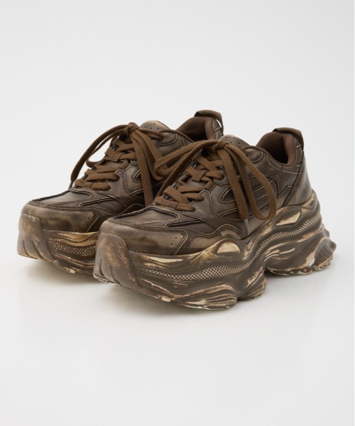 SLY（スライ） スニーカー AGING CREATIVE SOLE SNEAKER エイジング