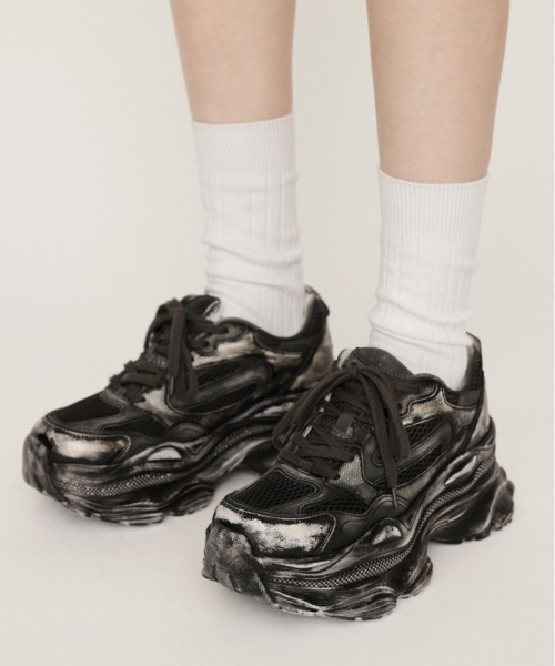 SLY（スライ） スニーカー AGING CREATIVE SOLE SNEAKER エイジング