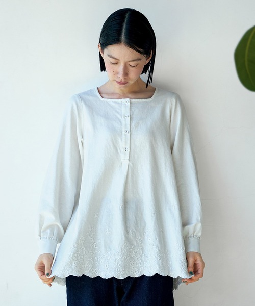 Sunny clouds（サニークラウズ） ブラウス シャツ 白魔女のブラウス