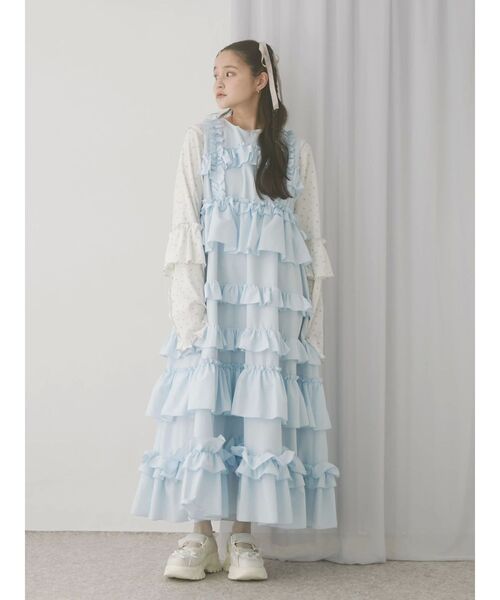 merry jenny（メリージェニー） ワンピース フリルティアード