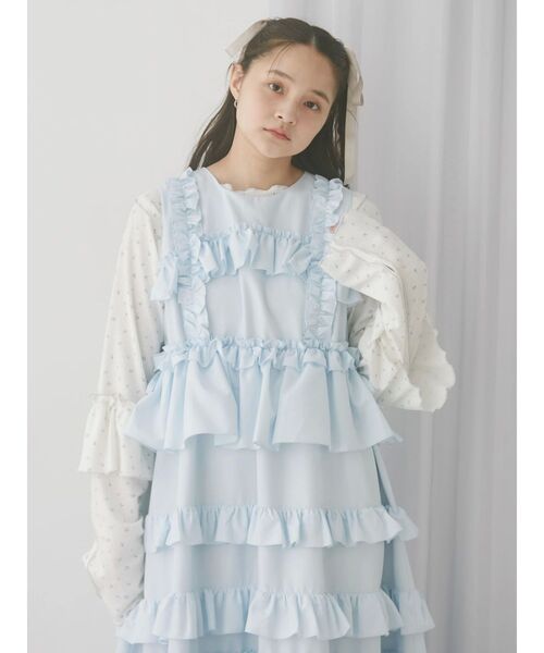 merry jenny（メリージェニー） ワンピース フリルティアード