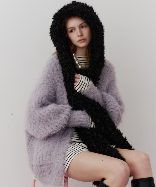 J1U by LA BELLE ETUDE マフラー ストール ムートンライクボンディング