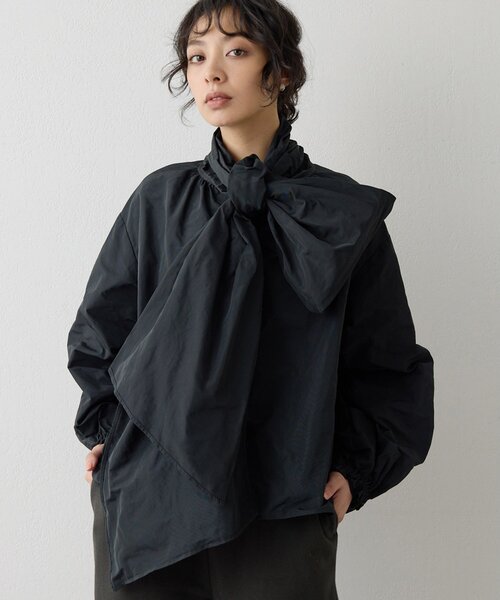 Whim Gazette（ウィム ガゼット） ブラウス シャツ メモリータフタボウ