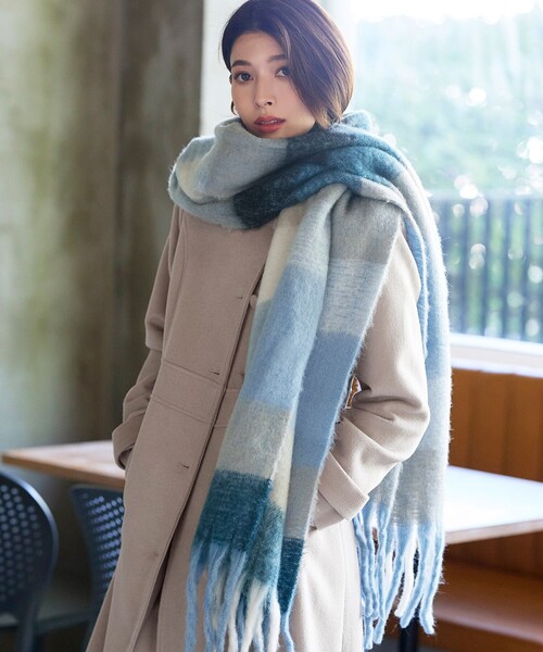 Tiaclasse ノーカラーコート コート 「ウール95%」ノーカラー包み