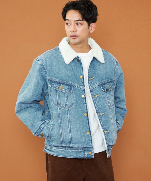 Lee（リー） デニムジャケット gジャン Lee/リー「暖」ボアストーム