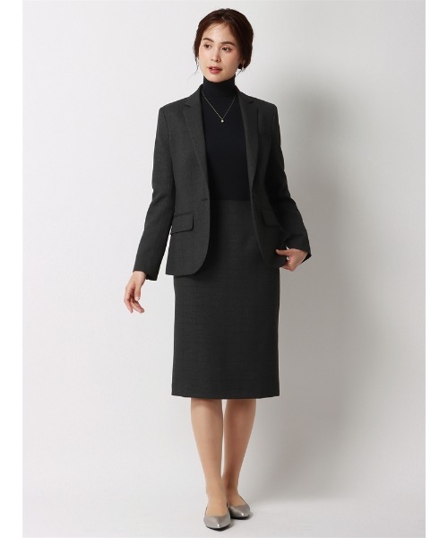 スカートスーツ WEB限定 タイトスカート セットアップ ウォッシャブル