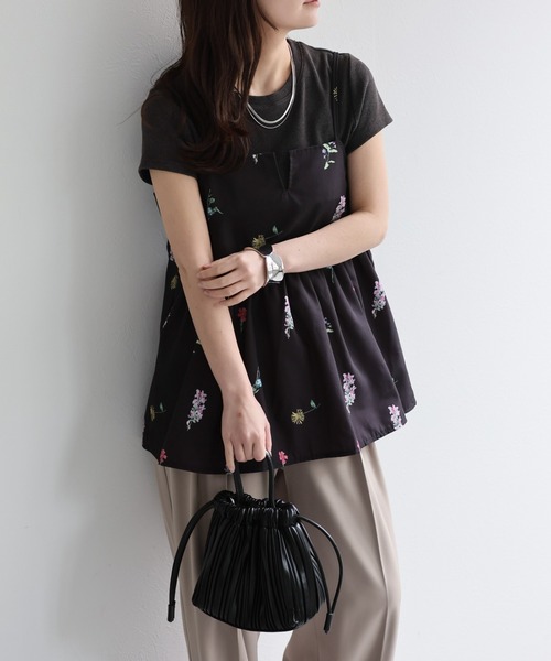 ap retro 「セットアップ対応」フラワープリントキャミソール