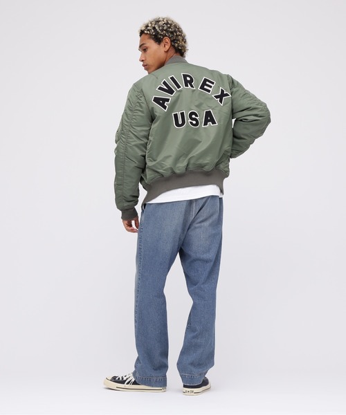 AVIREX（アヴィレックス） ma1 ma-1 メンズ レディース : ZOZOTOWN