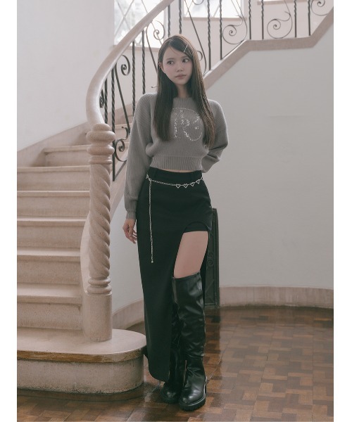 Darich（ダーリッチ） ニット セーター DRビジューボリューム