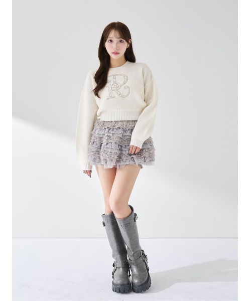 Darich（ダーリッチ） ニット セーター DRビジューボリューム