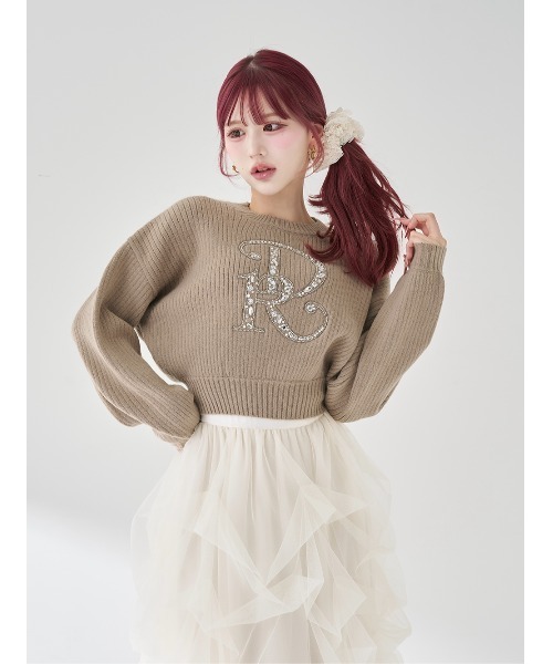 Darich（ダーリッチ） ニット セーター DRビジューボリューム