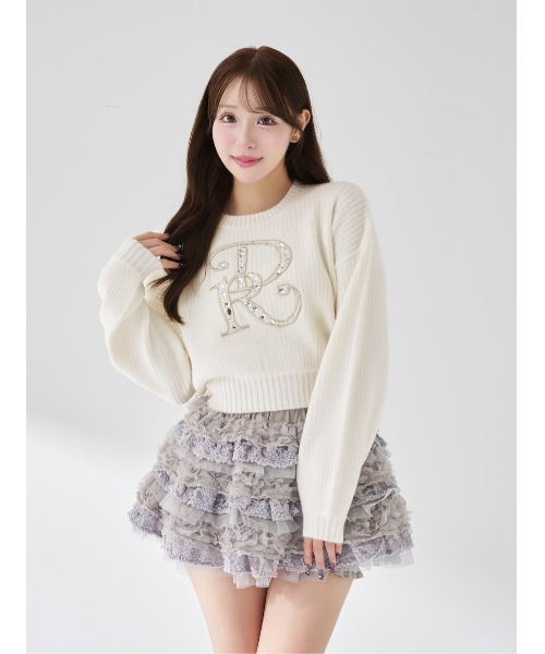 Darich（ダーリッチ） ニット セーター DRビジューボリューム