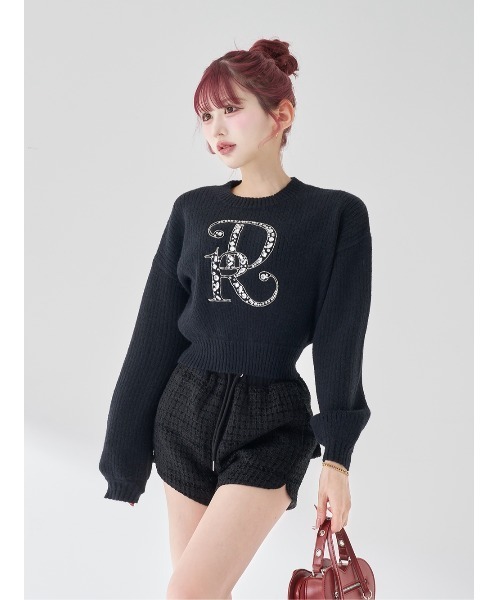 Darich（ダーリッチ） ニット セーター DRビジューボリューム