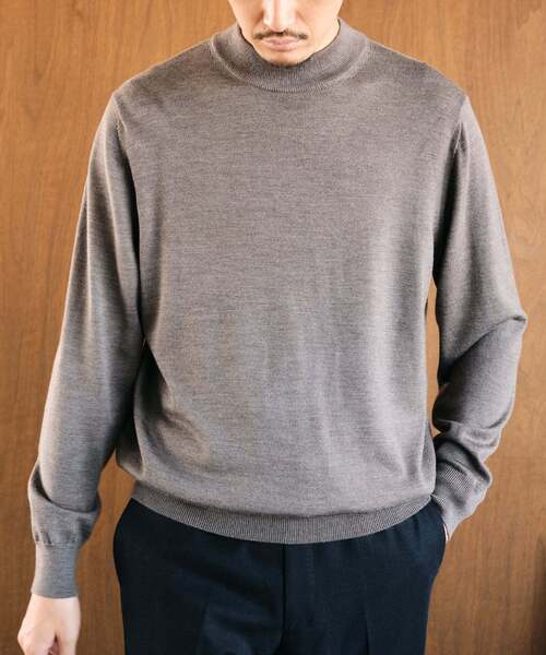 EDIFICE（エディフィス） セーター ニット 12G ウール/シルク/カシミヤ