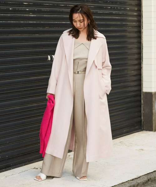 FRAY I.D（フレイ・アイディー） トレンチコート 0 ピンク レディース