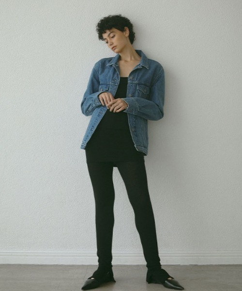 ETRE TOKYO（エトレトウキョウ） レギンス スパッツ カットソースリム