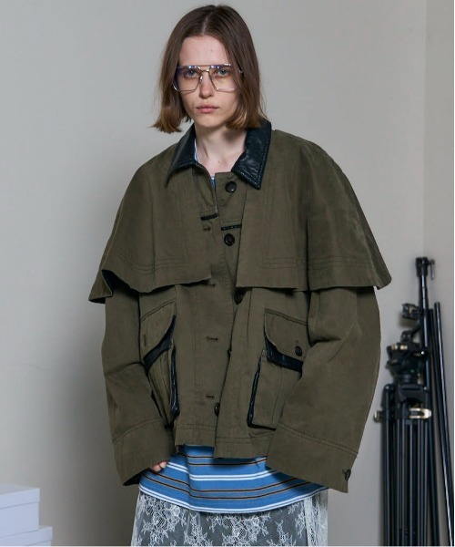 MAISON SPECIAL（メゾンスペシャル） ブルゾン アウター Military Cape