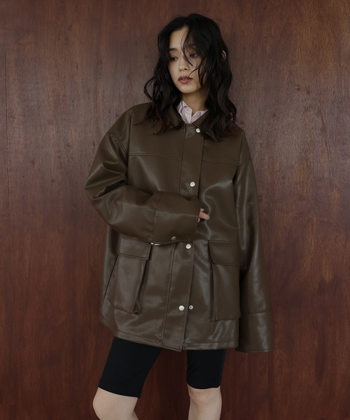 hellam（ヘラム） レザージャケット ライダース フェイクレザー