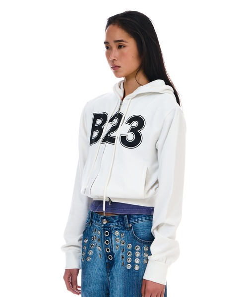 BEEDEN パーカー FRONT LOGO ZIPUP HOODIE レディース : ZOZOTOWN