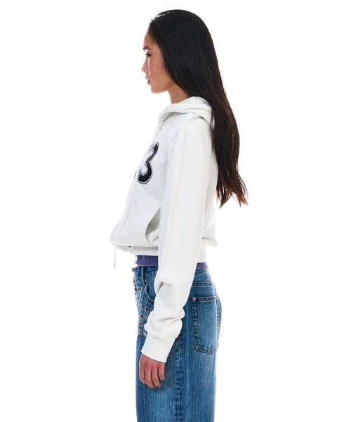 BEEDEN パーカー FRONT LOGO ZIPUP HOODIE レディース : ZOZOTOWN