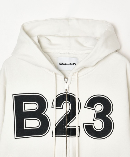 BEEDEN パーカー FRONT LOGO ZIPUP HOODIE レディース : ZOZOTOWN